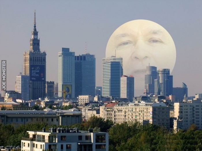 Znalezione obrazy dla zapytania Kaczyński księżyc
