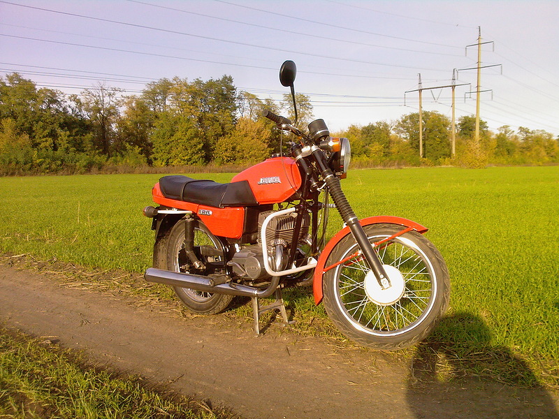 Przywrócony Do życia Motocykl Jawa 350 Z Roku 1987 Joe Monster