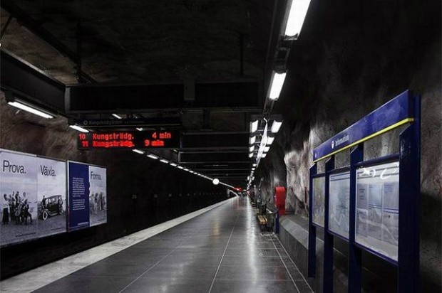Niesamowite metro w Sztokholmie