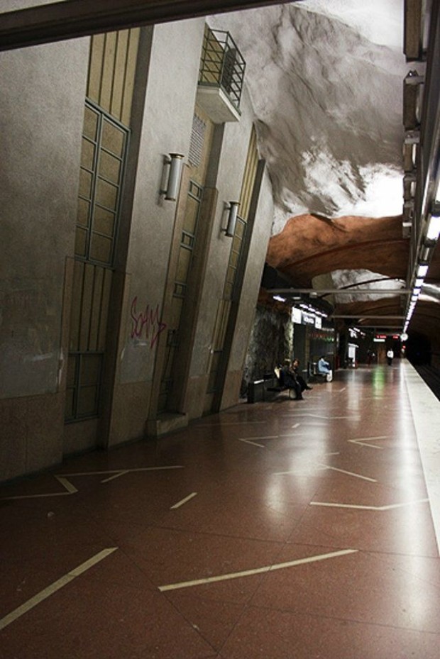 Niesamowite metro w Sztokholmie