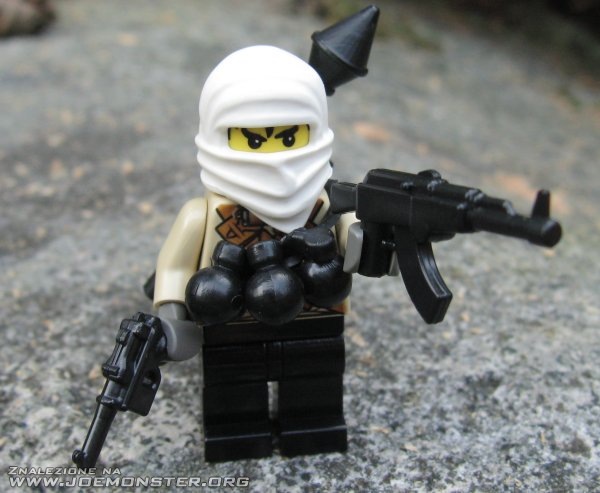 Terrorysta z klocków LEGO