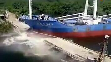 Wypadek statku w Ekwadorze