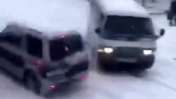 Zimowy drift w rosyjskim wydaniu