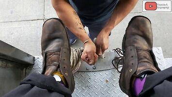 Pucybut w Meksyku przywraca blask zniszczonym butom