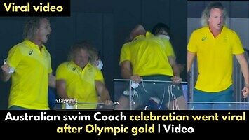 Reakcja trenera na zdobyte złoto pływaczki