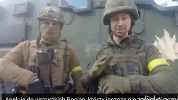 Przesłanie ukraińskich zołnierzy do ruskich kacapów