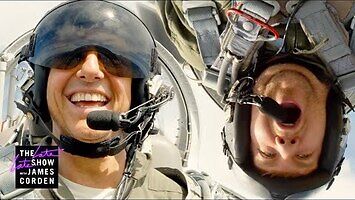 Tom Cruise przeleciał Jamesa Cordena z okazji premiery "Top Gun"