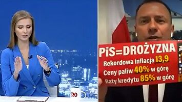 Kiedy w TVP chcesz pokazać, kto odpowiada za drożyznę w Polsce