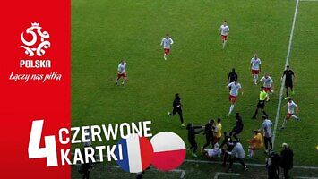 Brutalny mecz Francji przeciwko Polsce