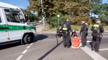 Brutalność niemieckiej policji