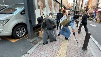 Tak w Japonii sprząta się ulice