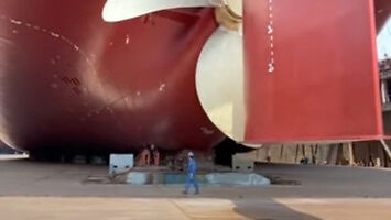 70-tonowa śruba okrętowa