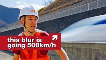 Pociąg maglev w Japonii osiąga ponad 500 km/h