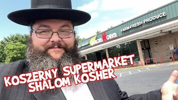 Żyd idzie na wycieczkę do koszernego supermarketu