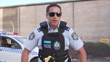 Australijska policja robi porządek