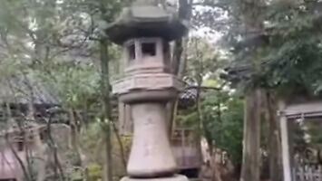 Trzęsienie ziemi w Japonii – widok w świątyni