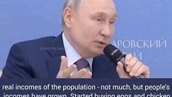 Władimir Putin tłumaczy gigantyczny skok cen jajek