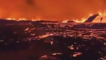 Sceny niczym z Mordoru. Potężny wybuch wulkanu na Islandii