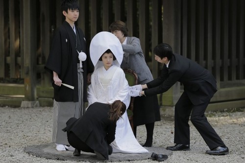 Japanese solo wedding