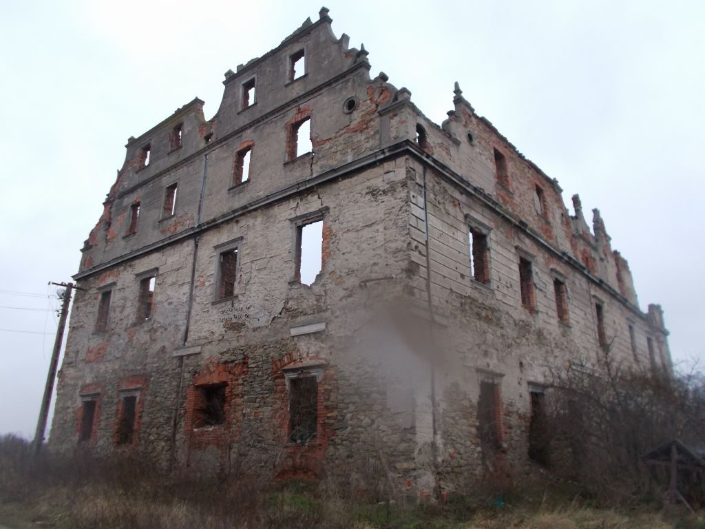 Zrujnowany pałac - Borzygniew