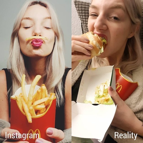 Instagram kontra rzeczywistość