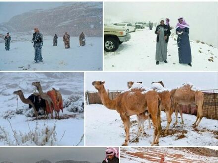 Nie szukajcie śniegu, jest w Arabii Saudyjskiej