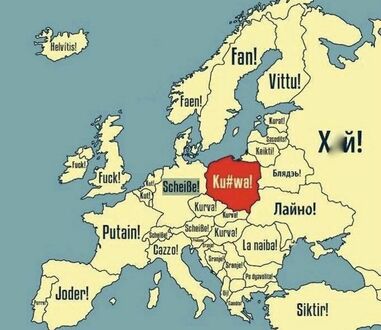 Najpopularniejsze przekleństwa w Europie