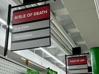 Alejka życia i śmierci w markecie