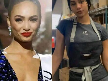 Aktualna Miss Universe i pierwsza lepsza pracownica McDonalda