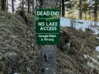 Google maps kłamie