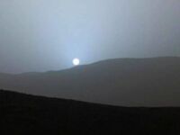 Zachód Słońca na Marsie