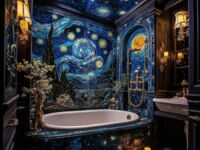 Łazienka w stylu van Gogha