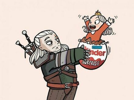 Geralt i dziecko niespodzianka