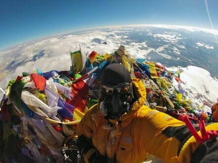 Selfie ze szczytu Everestu