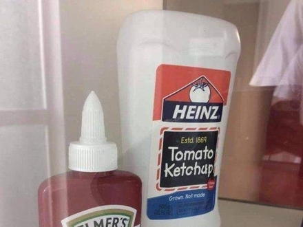 Szatański pomysł na opakowania ketchupu i kleju