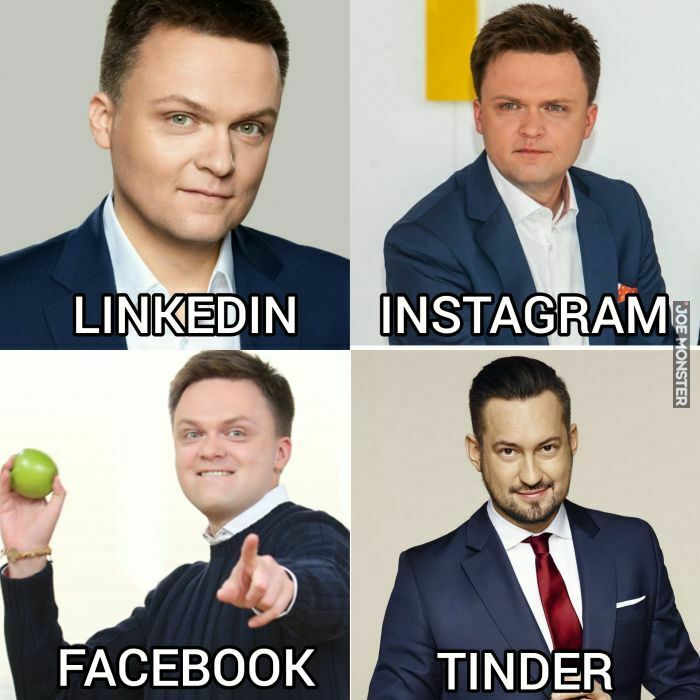 linkedin instagram facebook tinder