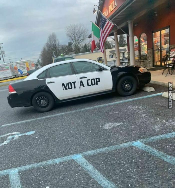 not a cop