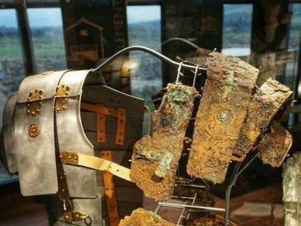 Muzealna rekonstrukcja rzymskiej zbroi