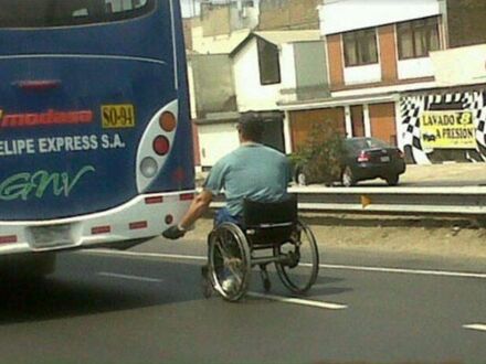 Niepełnosprawny pasażer na gapę