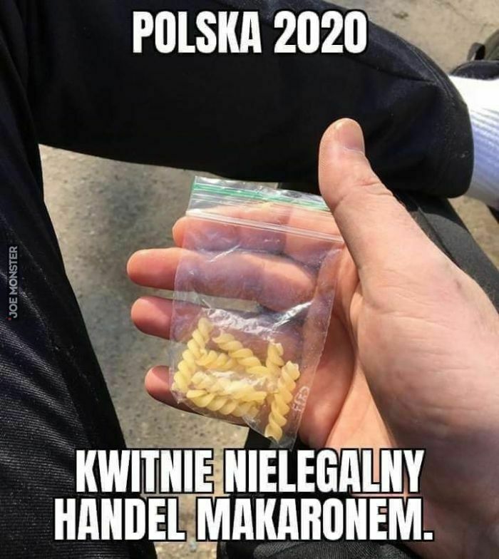 polska 2020 kwitnie nielegalny handel makaronem
