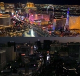 Zwykła noc w Las Vegas i w czasie kwarantanny