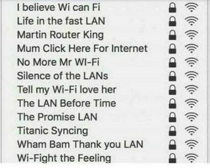 Najlepsze nazwy dla WiFi
