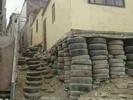 Fundament zabezpieczony przeciwko trzęsieniom ziemi