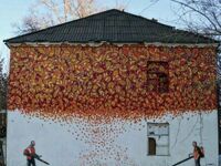 Jesienny mural