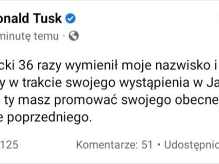 Tusk kontra Morawiecki