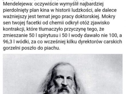 Dobry człowiek Mendelejew