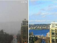 Zmiana pogody na przestrzeni 15 minut w Seatle