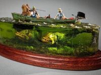 Diorama z rybkami