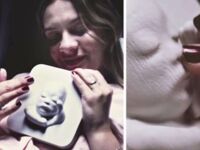 Wydruk 3D USG dziecka włonie matki, które pozwala niewidomej matce wyczuć wygląd dziecka