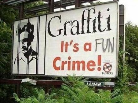 Graffiti to przestępstwo, ale...